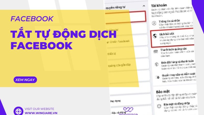 Hướng Dẫn Tắt Tính Năng Tự Động Dịch Trên Facebook