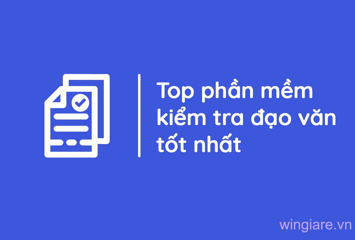 Kiểm tra đạo văn trước khi xuất bản