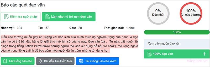 Quét đạo văn nhà mới