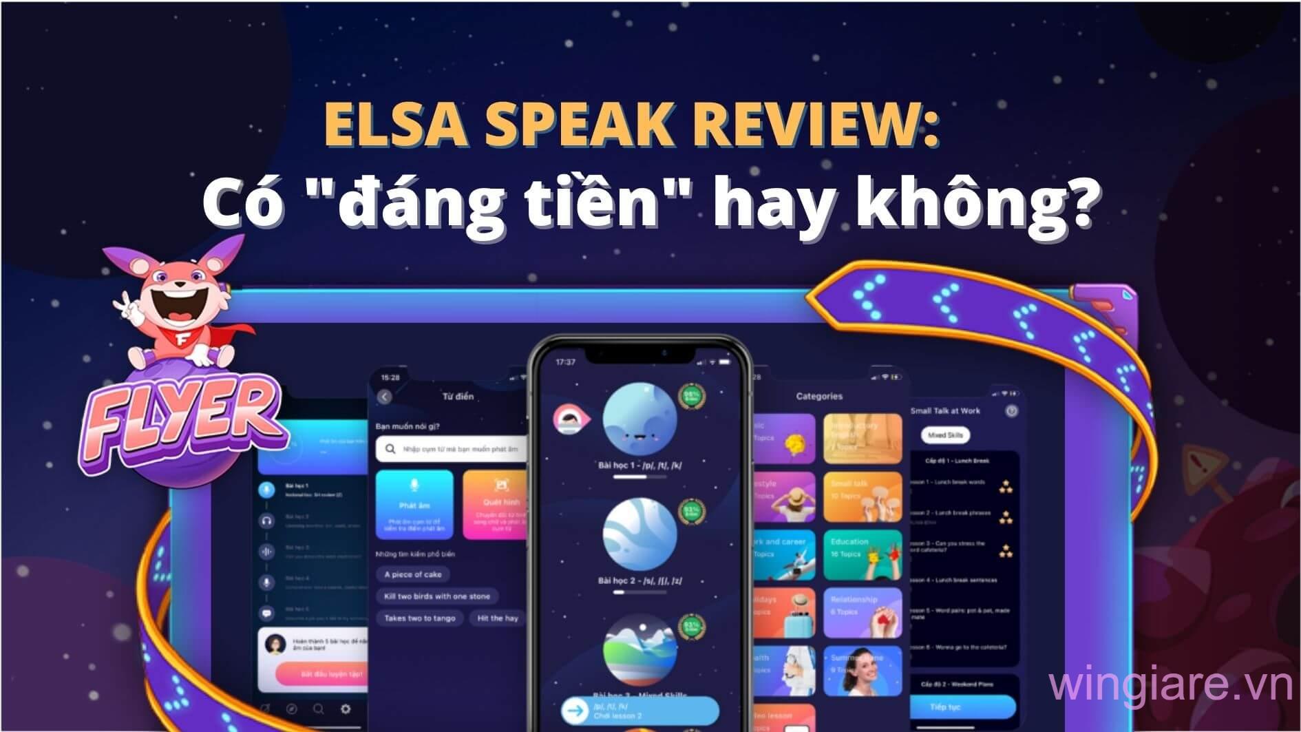 Phản hồi về bài viết từ Elsa Speak