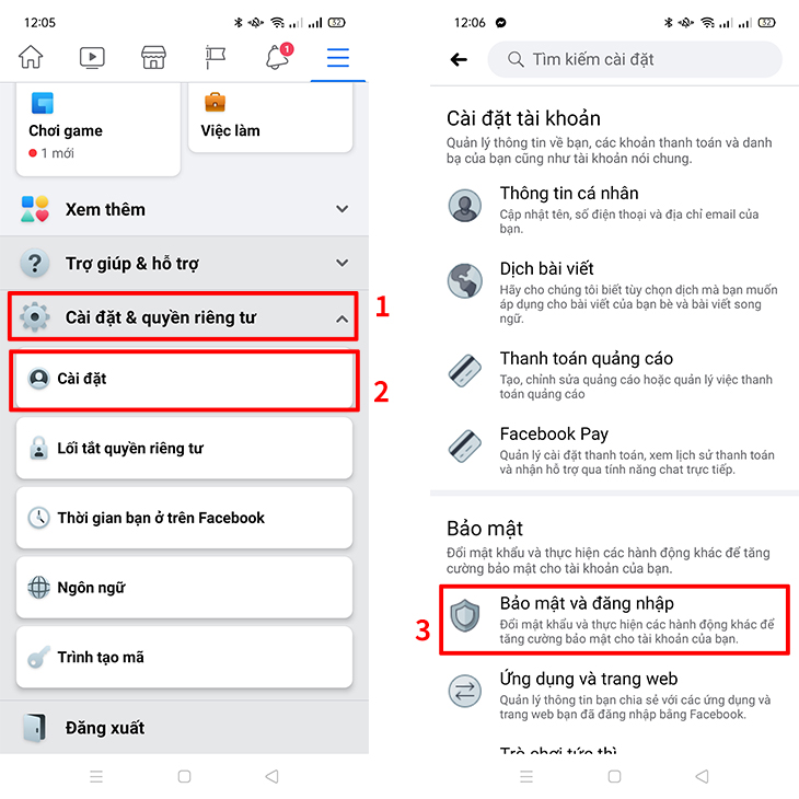 Đăng nhập Facebook trên Android