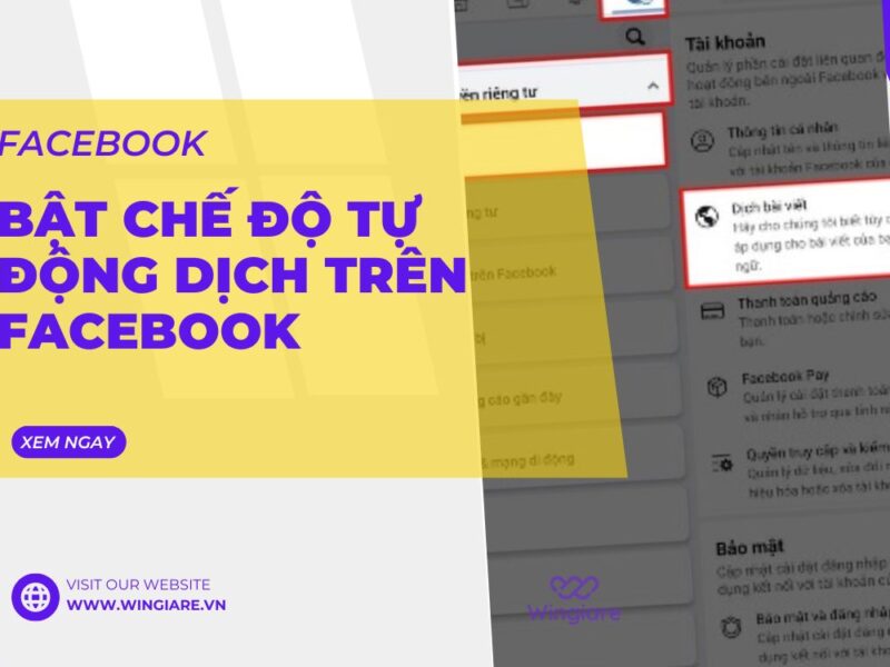 Cách Bật Chế Độ Tự Động Dịch Trên Facebook: Hướng Dẫn Từng Bước