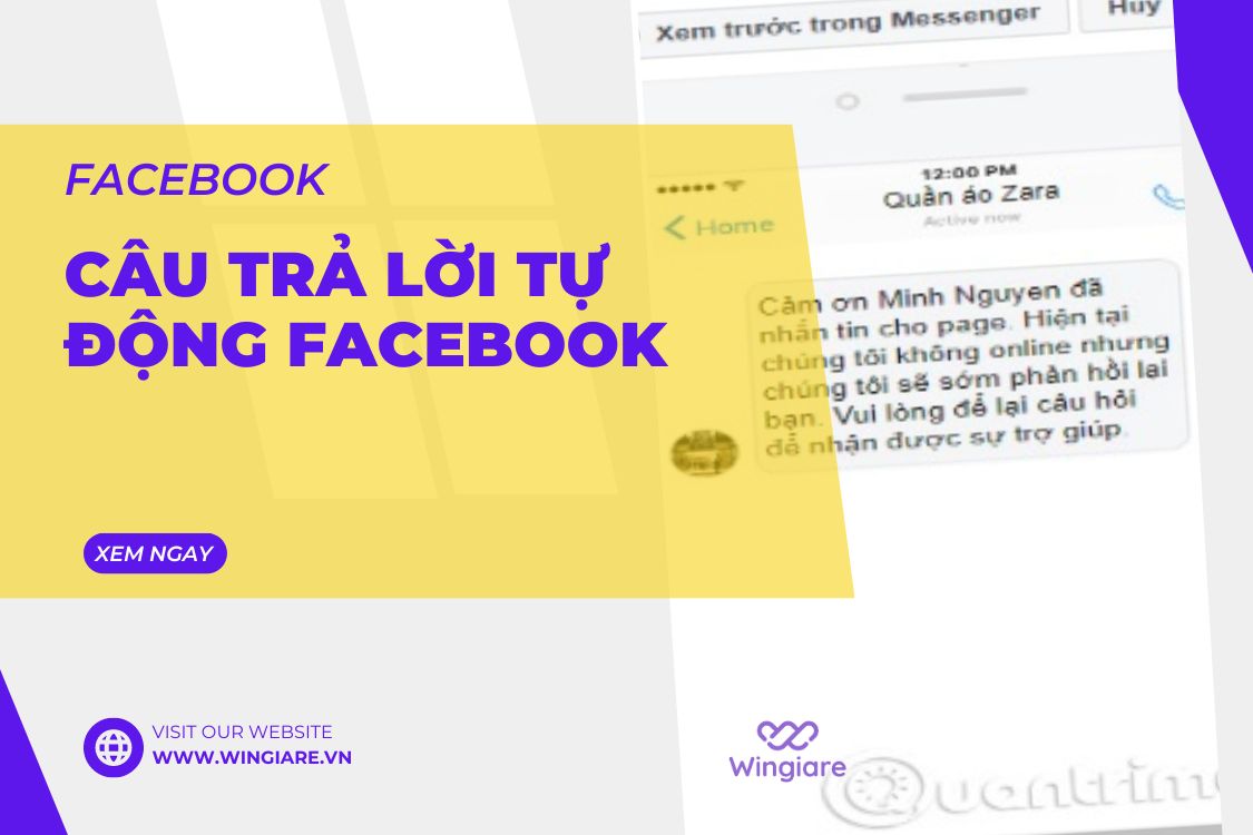 Câu Trả Lời Tự Động Trên Facebook: Giải Pháp Tối Ưu Cho Doanh Nghiệp