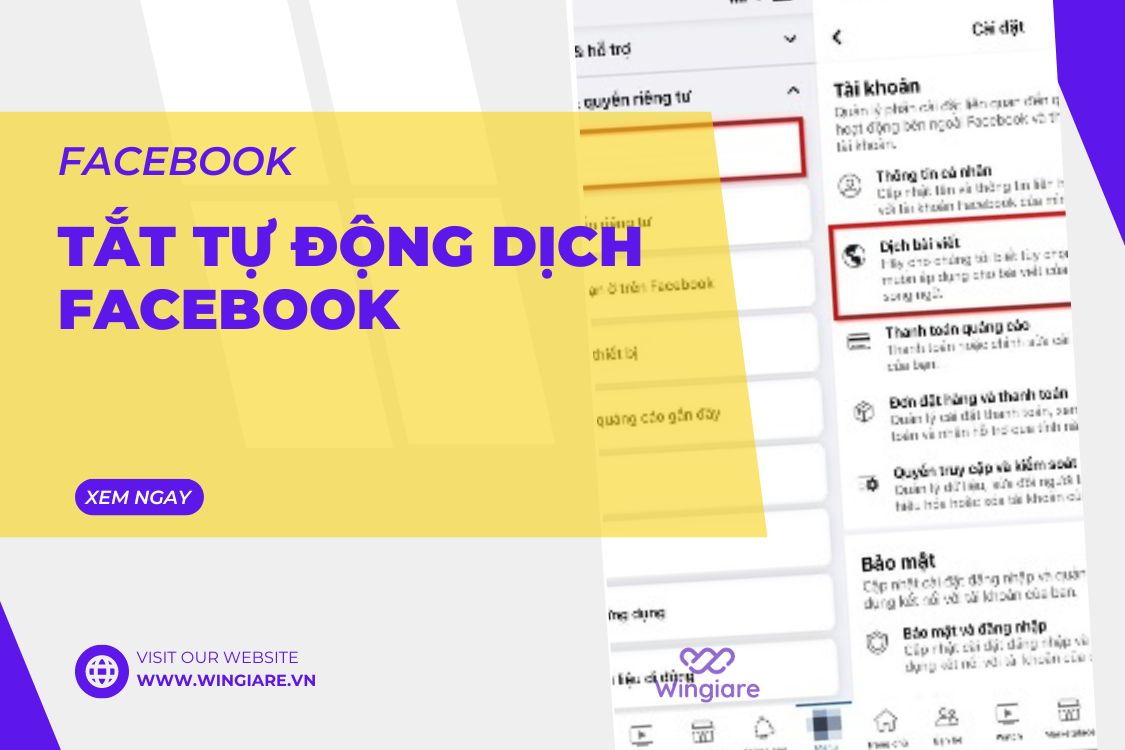 Hướng Dẫn Tắt Tính Năng Tự Động Dịch Trên Facebook