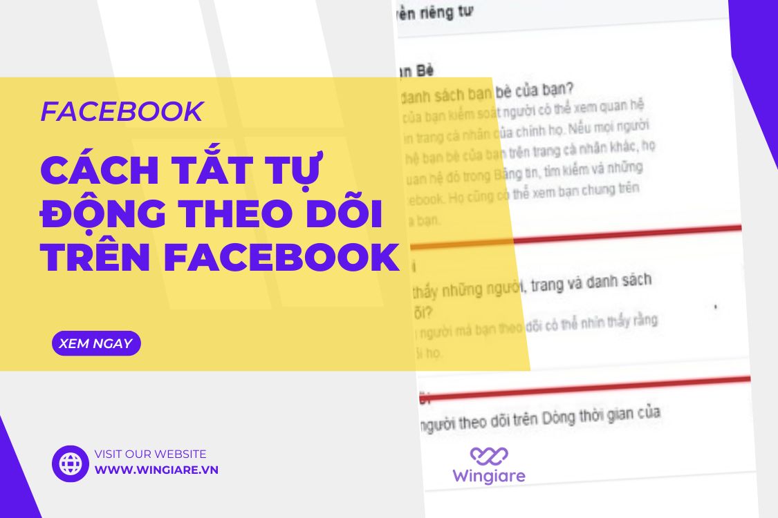 Cách Tắt Tự Động Theo Dõi Trên Facebook: Hướng Dẫn Từng Bước