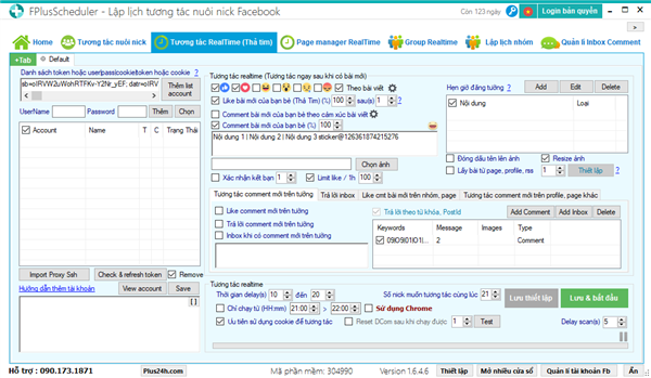 Fplus - Phần mềm quản lý và đăng tin tự động trên Facebook
